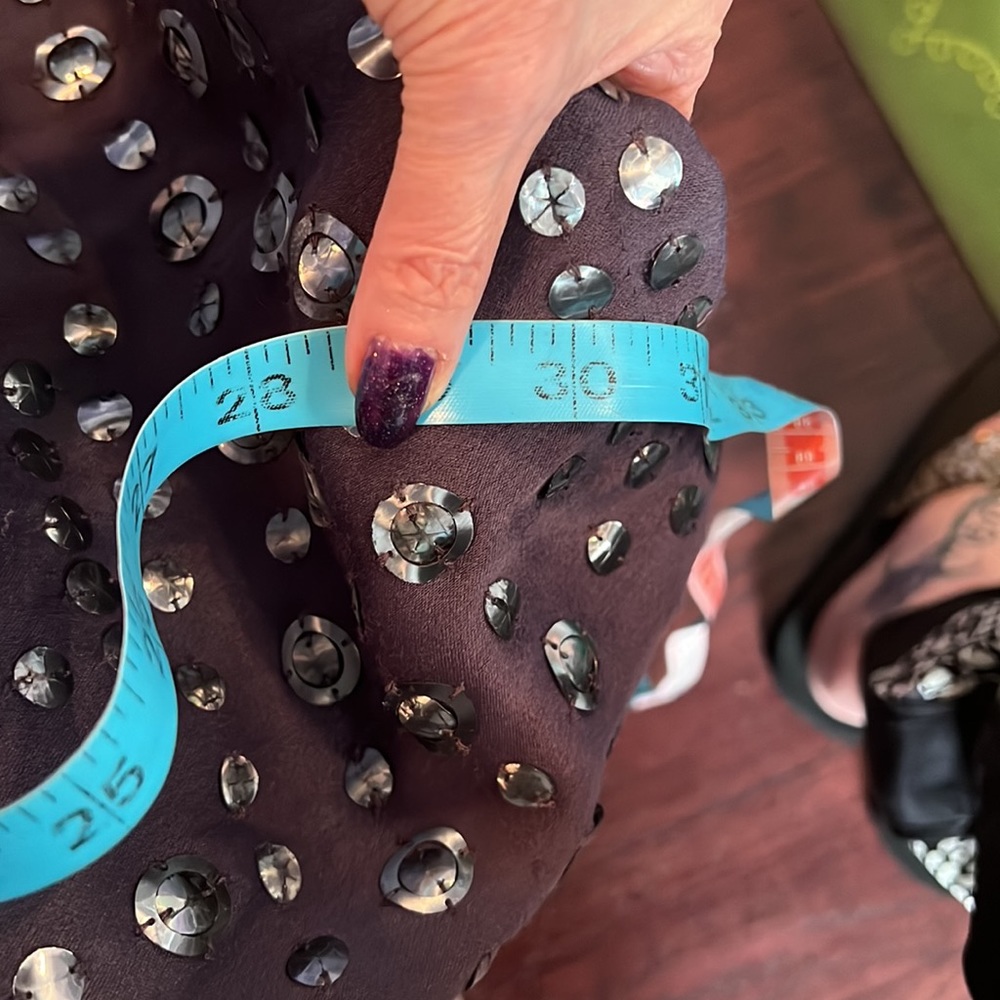 🎉 French Connection size 2 grey with sequins tank mini dress 🎉 - Picture 12 of 12